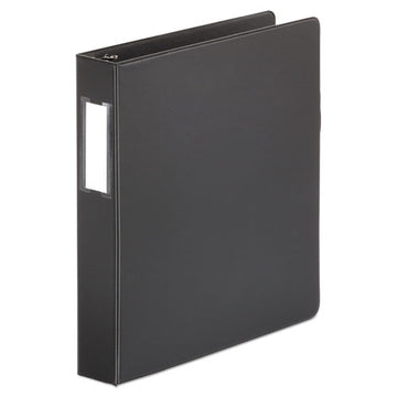 Universal® Deluxe Non-view D-ring Binder With Label Holder, 3 Rings, 1.5" Capacity, 11 X 8.5, Black freeshipping - TVN Wholesale